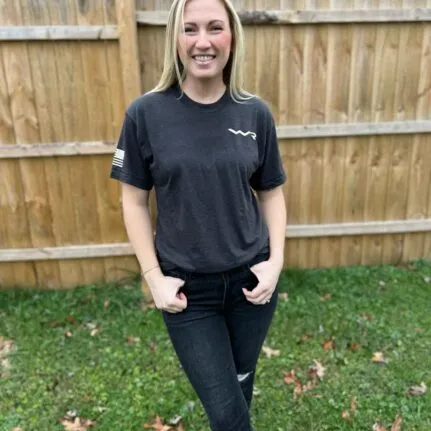 grey tee front