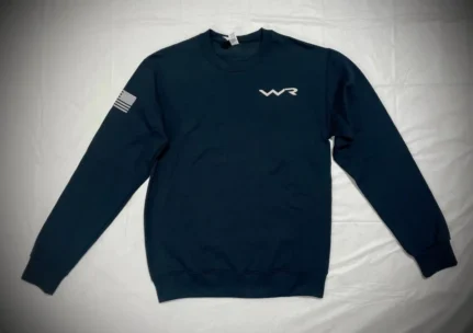 warriorridge black long sleeve crewneck black front