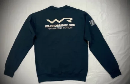 warriorridge black long sleeve crewneck black rear