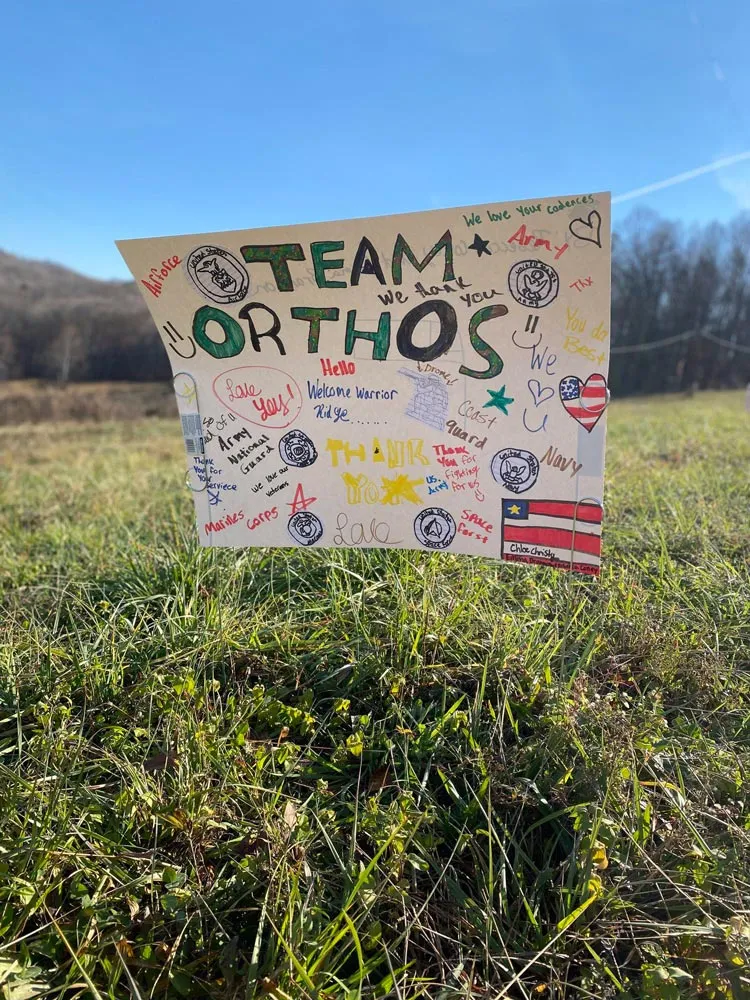 Members of Team Orthos at the November 2023 Warrior Ridge reconnection retreat