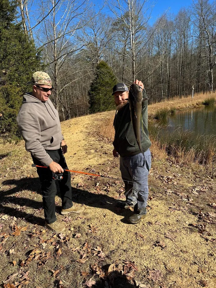 Team Orthos service members at a Warrior Ridge veterans reconnection retreat