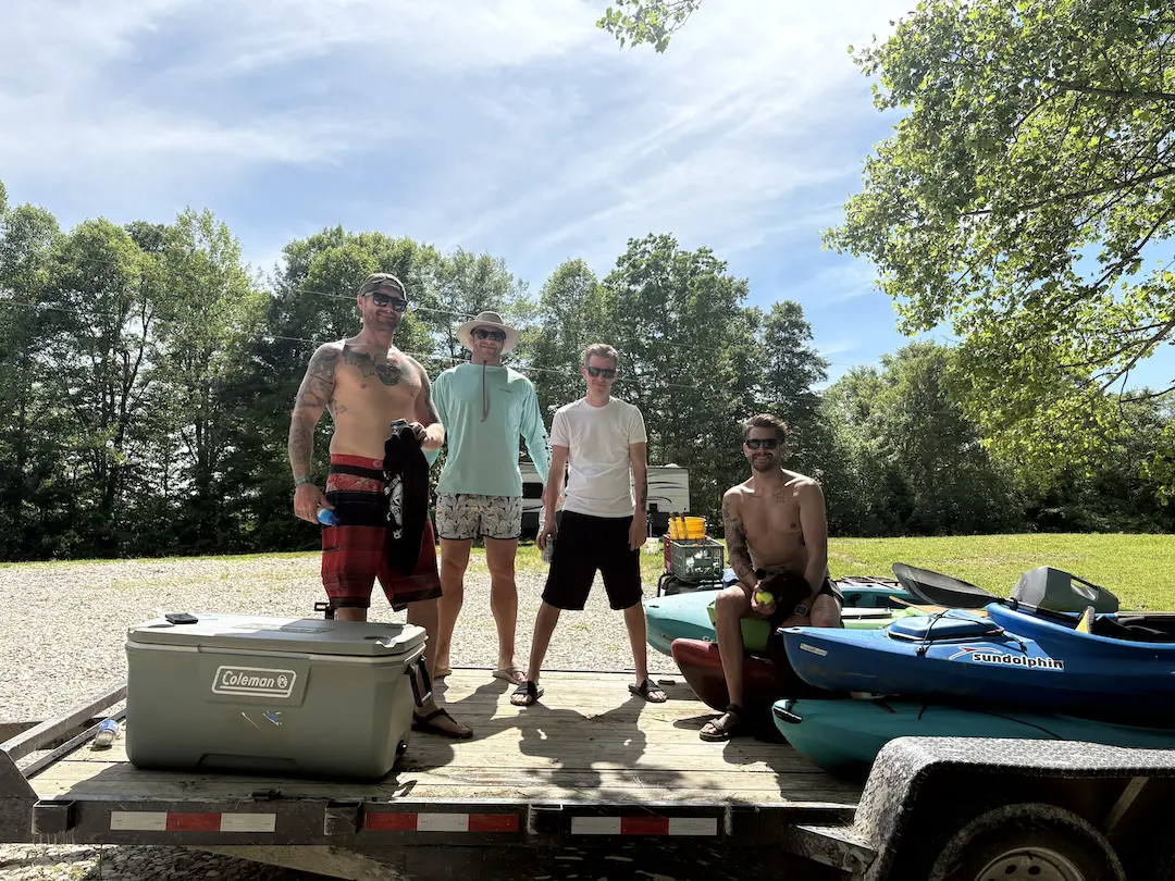 Warrior Ridge veterans at a reconnection retreat