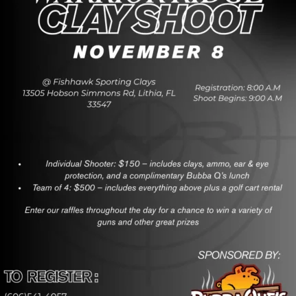 warrior ridge clay shoot flyer v