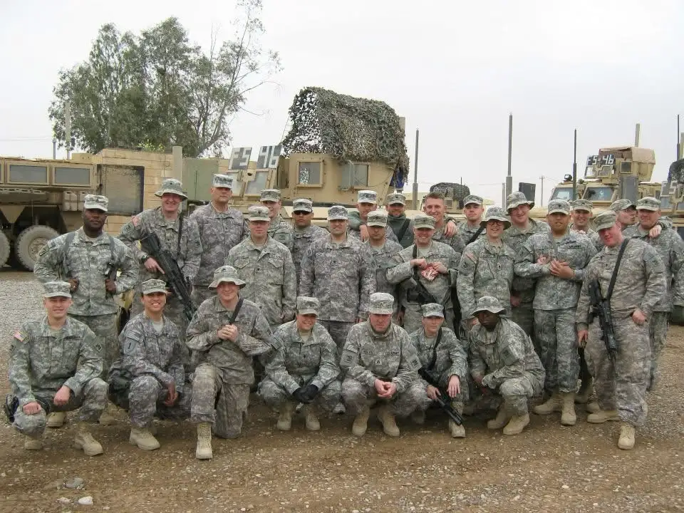 charlie company st special troop battalion soldiers group photo